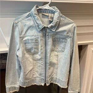 Faded Glory Light Blue Denim Jacket